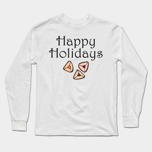 Happy Holidays Hamentaschen Long Sleeve T-Shirt